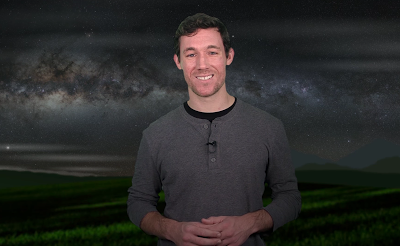 google developer blog image of guy floating in space