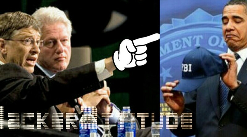 bill gates pointing his finger at obama